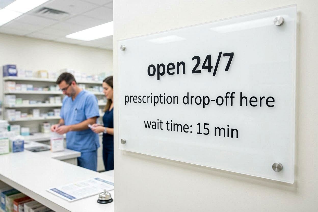 Pharmacy Information Signs
