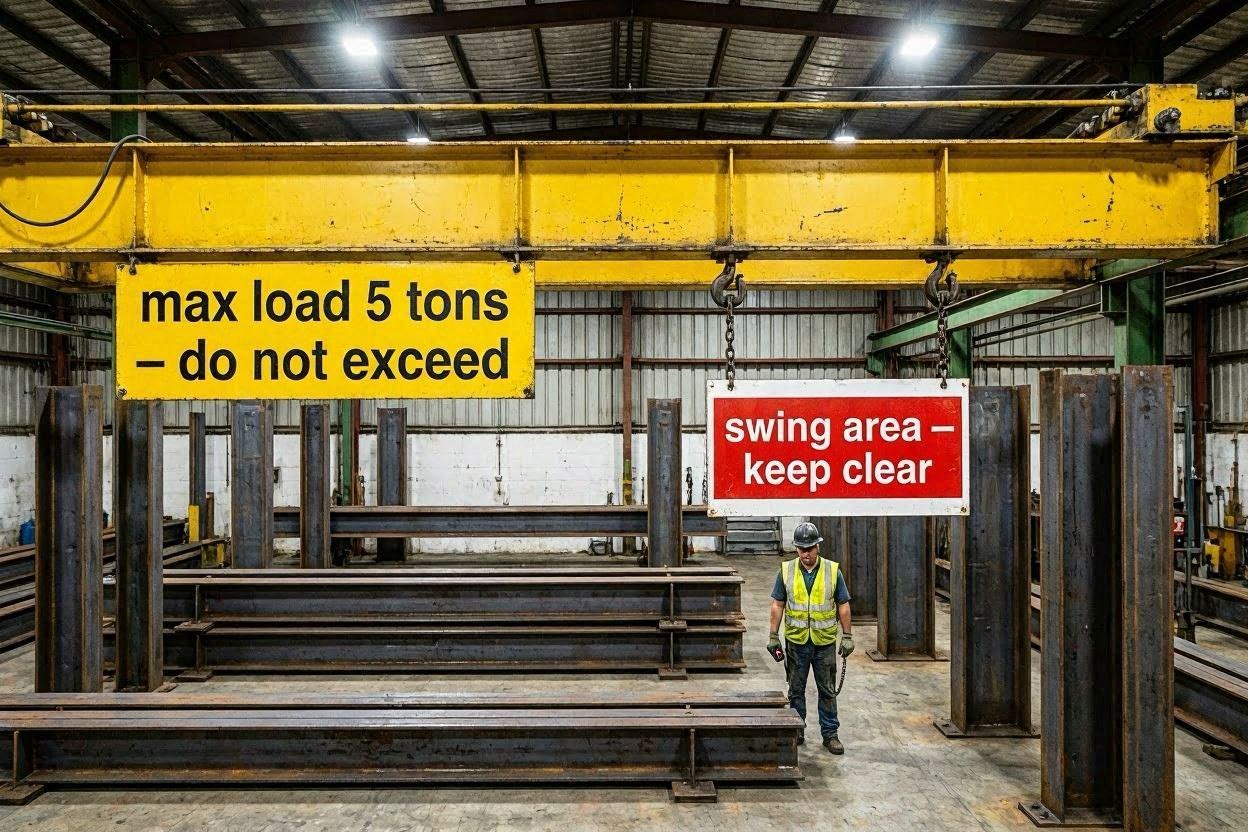 Overhead Crane & Hoist Signs