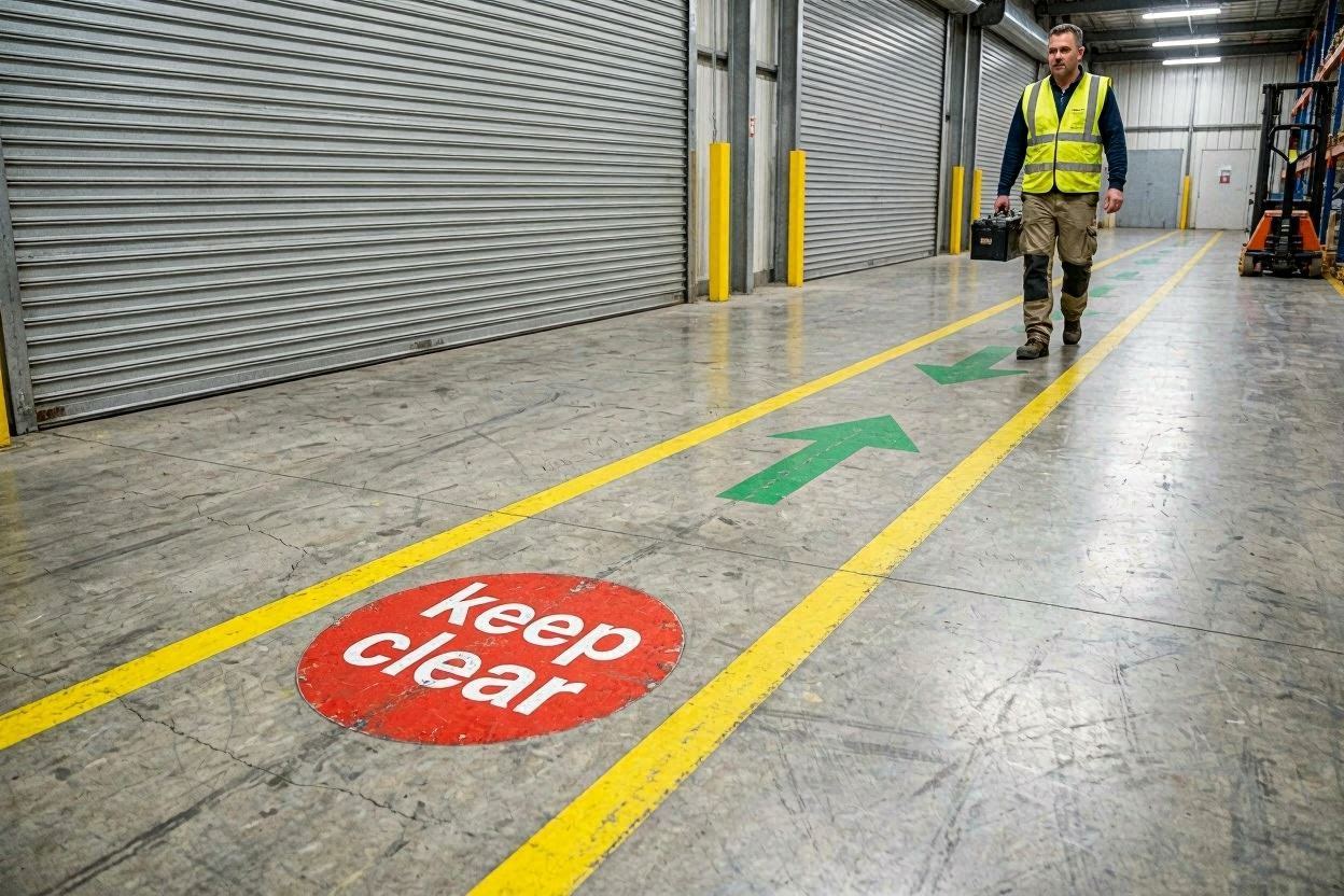 Floor Marking Tapes & Decals