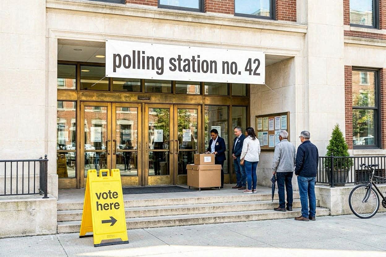 Polling Station & Election Signs