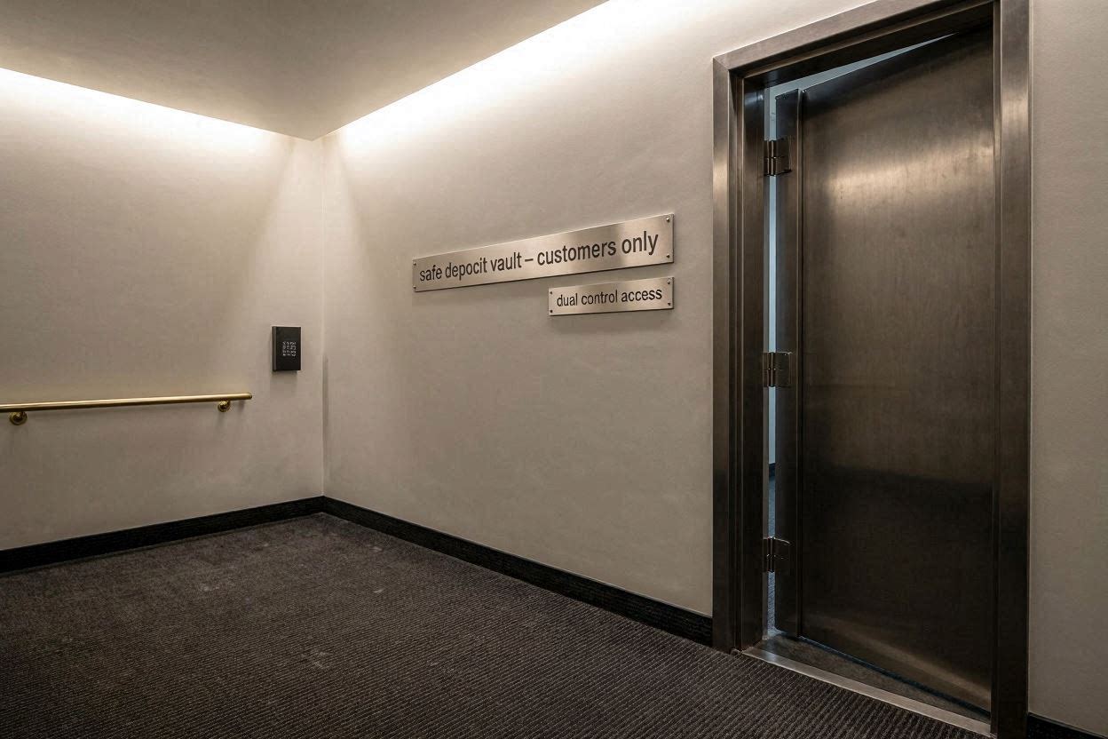Safe Deposit Box & Vault Signs