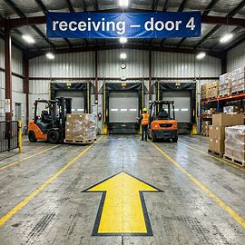 Shipping & Receiving Zone Signs