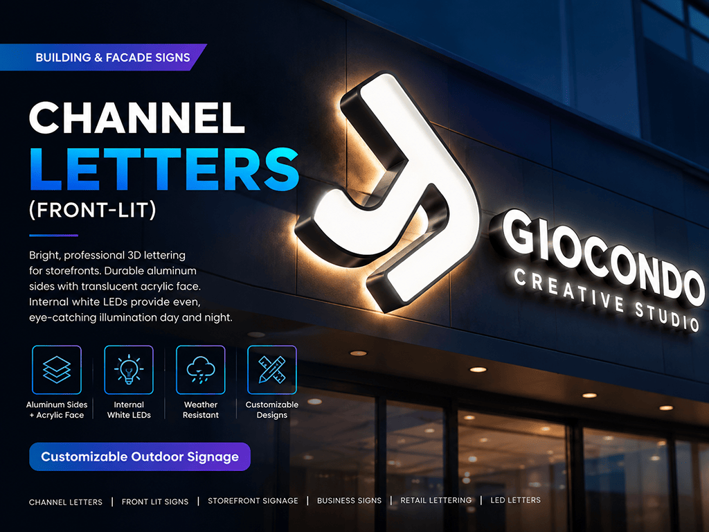 Channel Letters (Front-Lit)