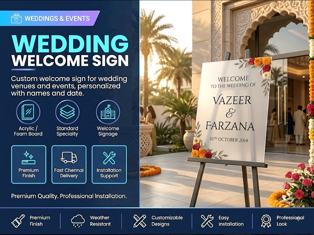 Wedding Welcome Sign
