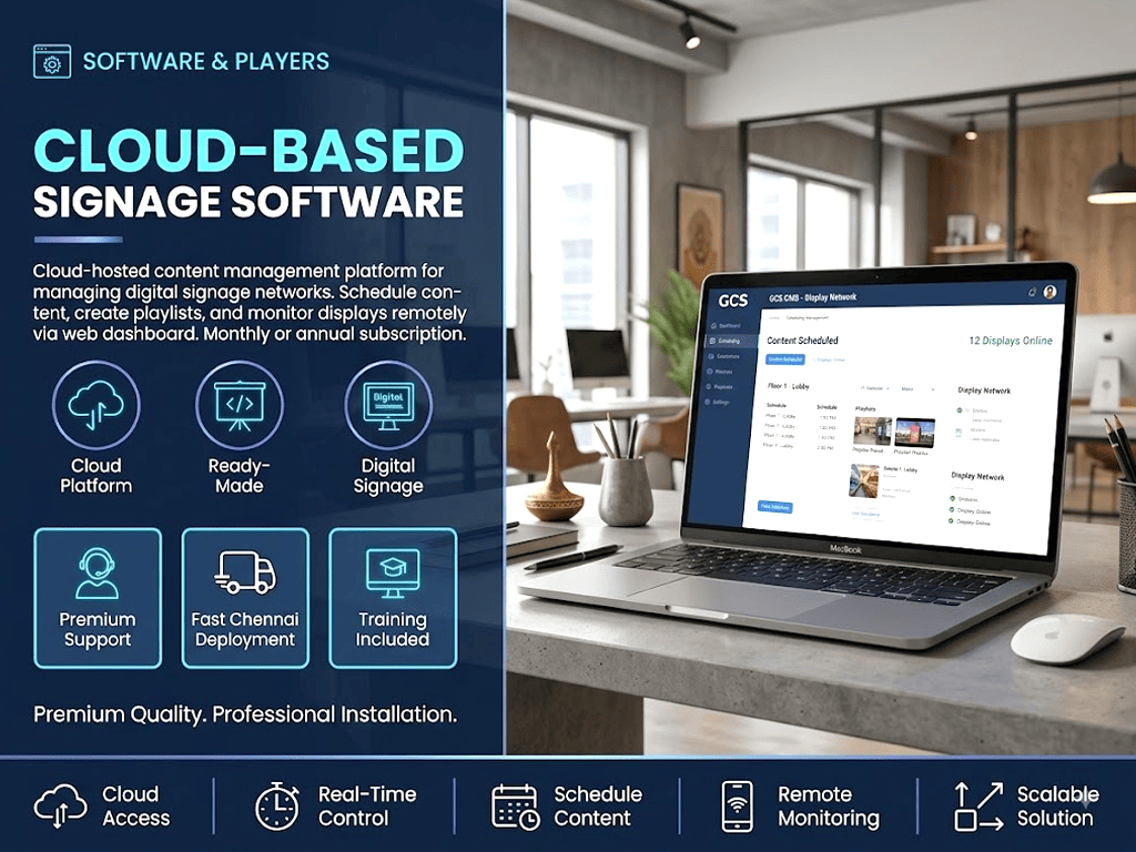 Cloud-Based Digital Signage Software