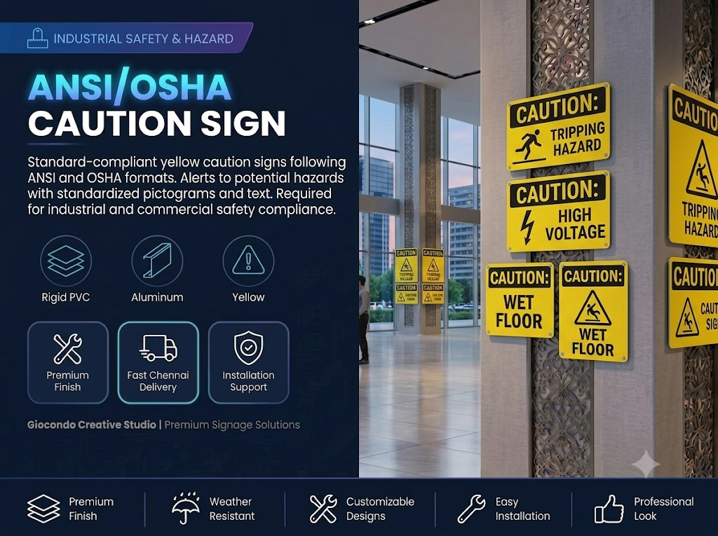ANSI/OSHA Caution Sign