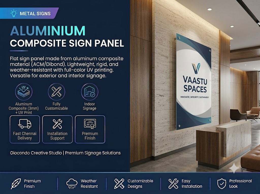 Aluminium Composite Sign Panel