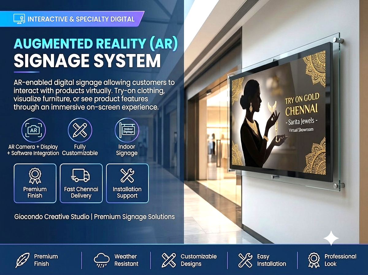 Augmented Reality (AR) Signage System