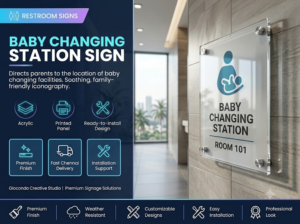 Baby Changing Station Sign