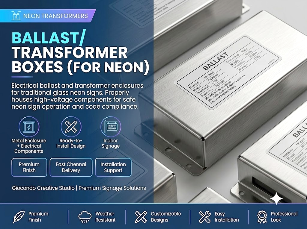 Ballast/Transformer Boxes (For Neon)