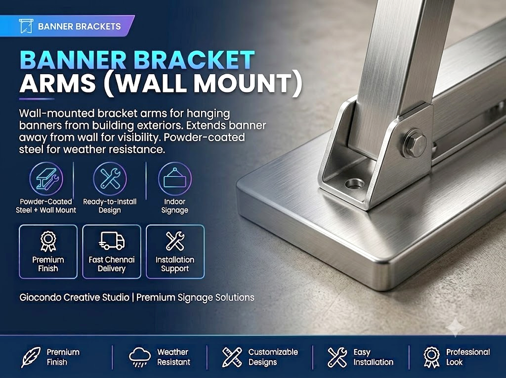 Banner Bracket Arms (Wall Mount)
