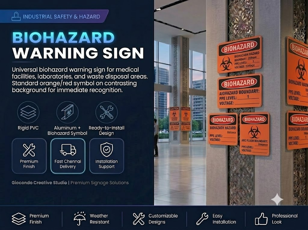Biohazard Warning Sign