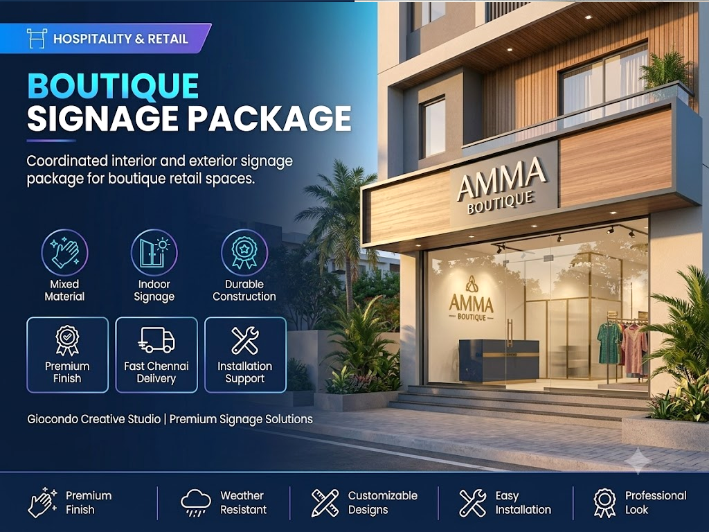 Boutique Signage Package