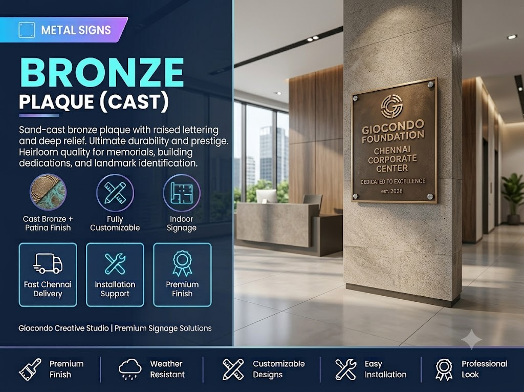 Bronze Plaque (Cast)