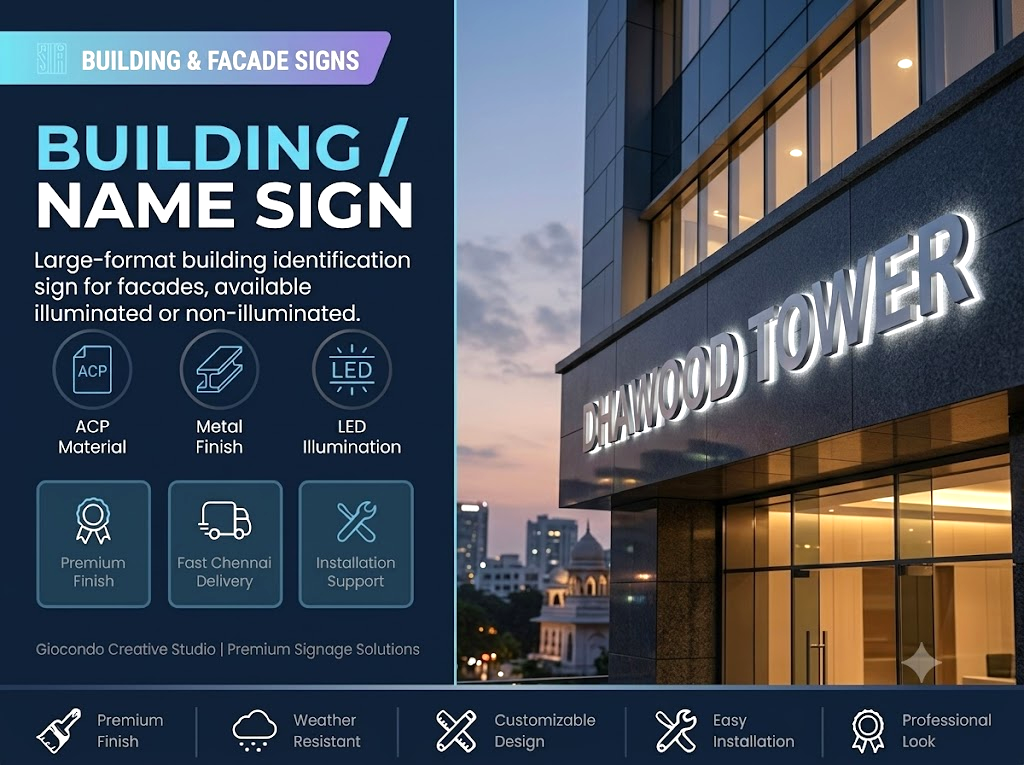 Building Name Sign
