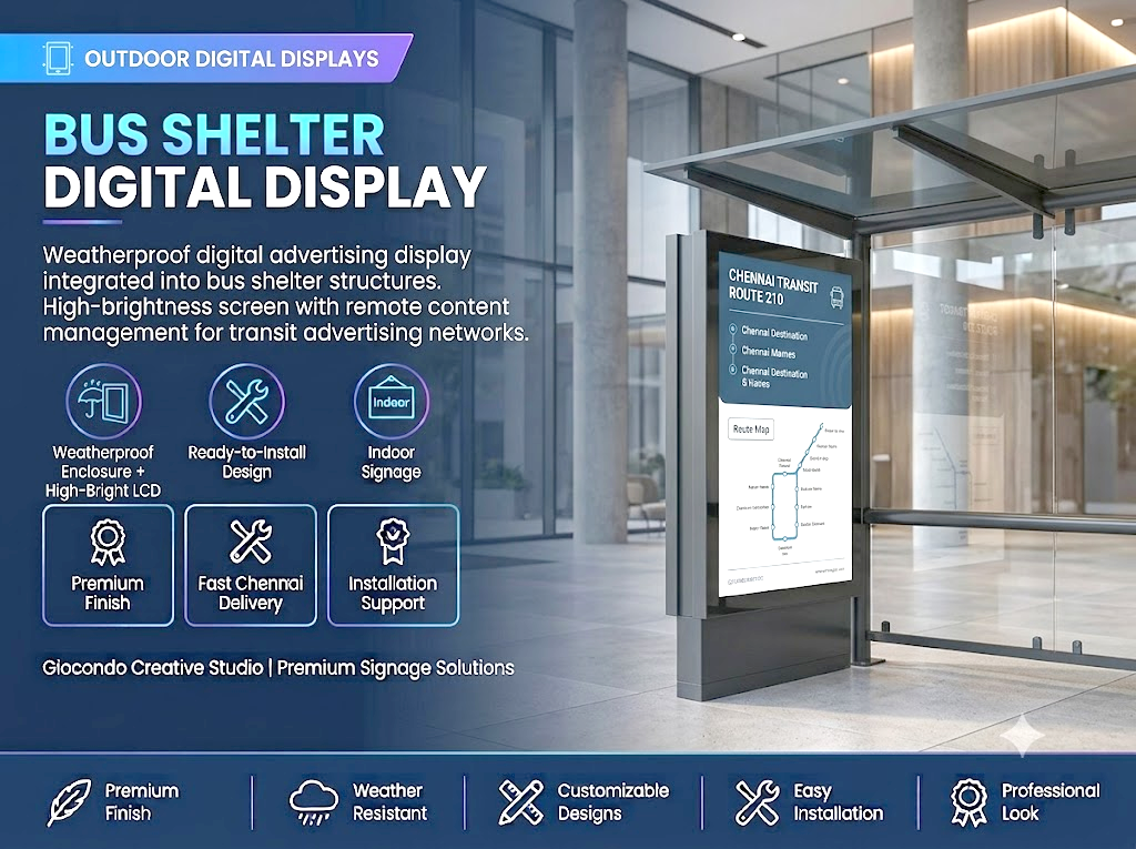 Bus Shelter Digital Display