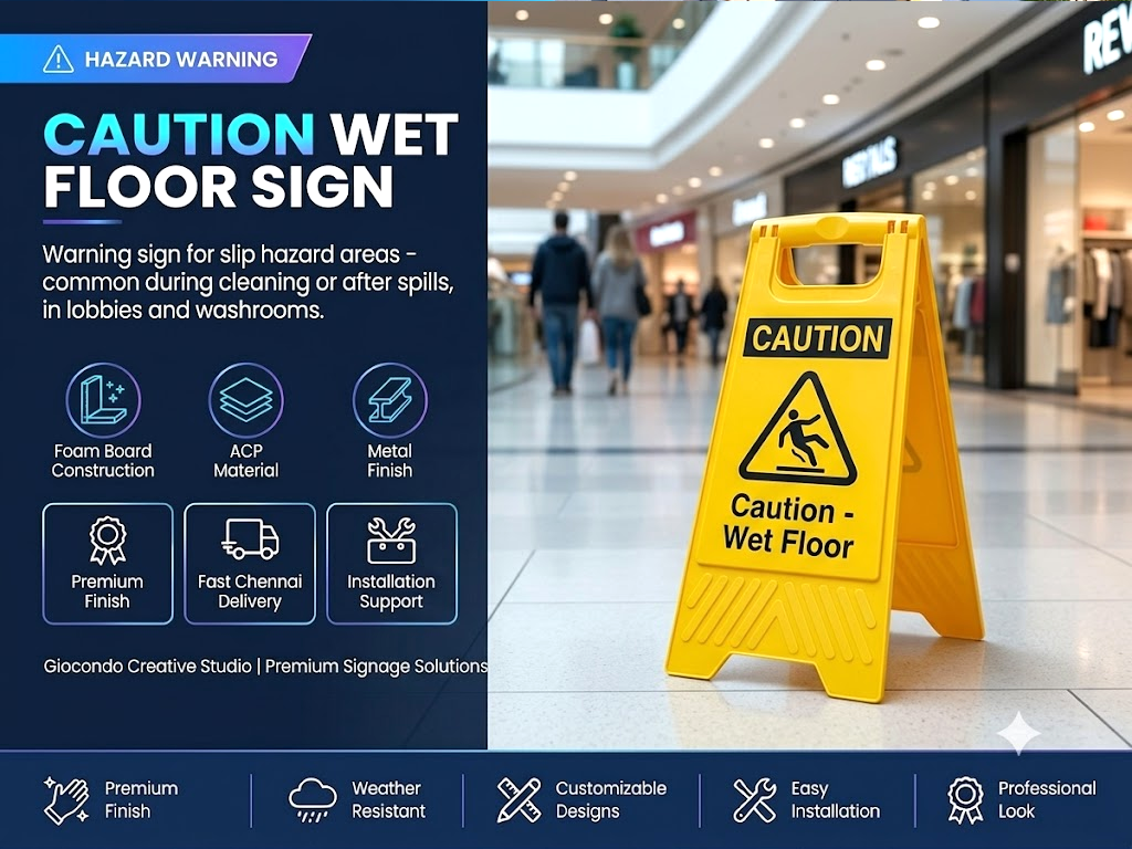 Caution Wet Floor Sign