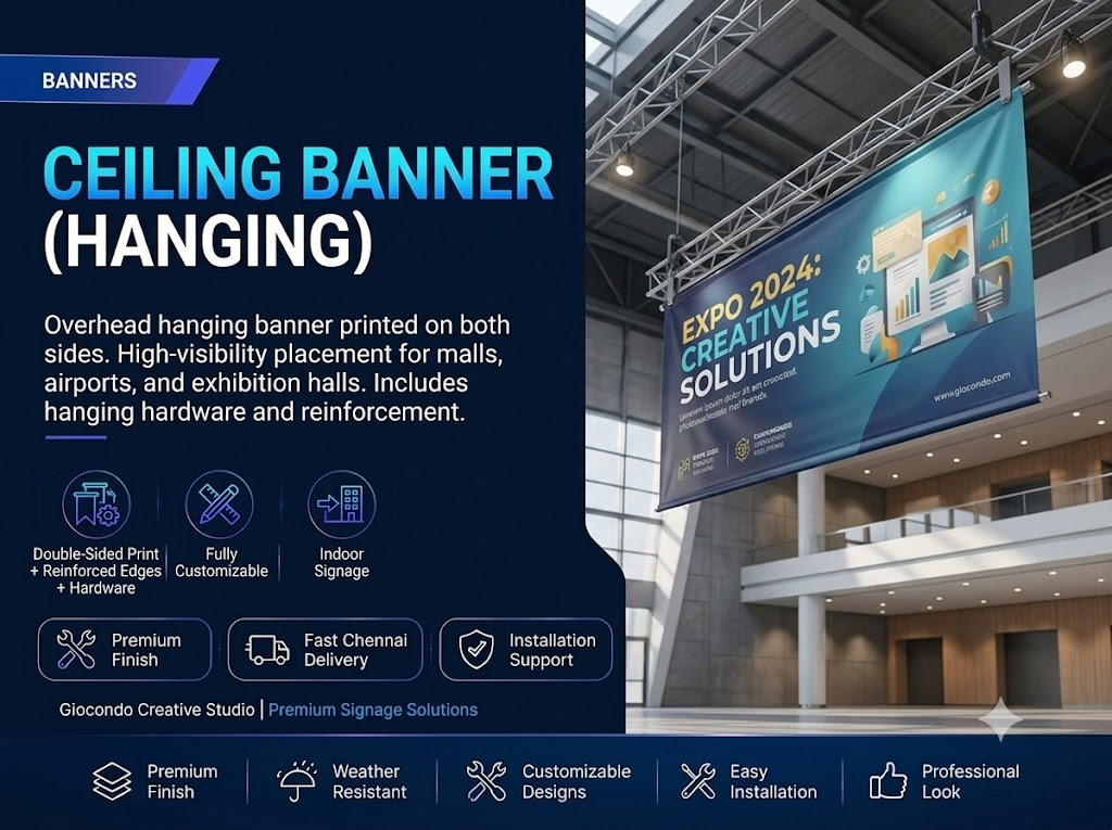 Ceiling Banner (Hanging)