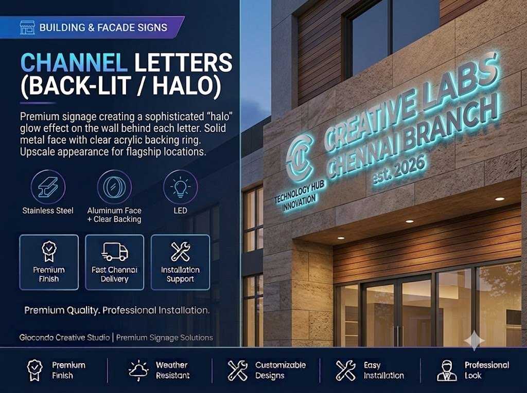 Channel Letters (Back-Lit / Halo)