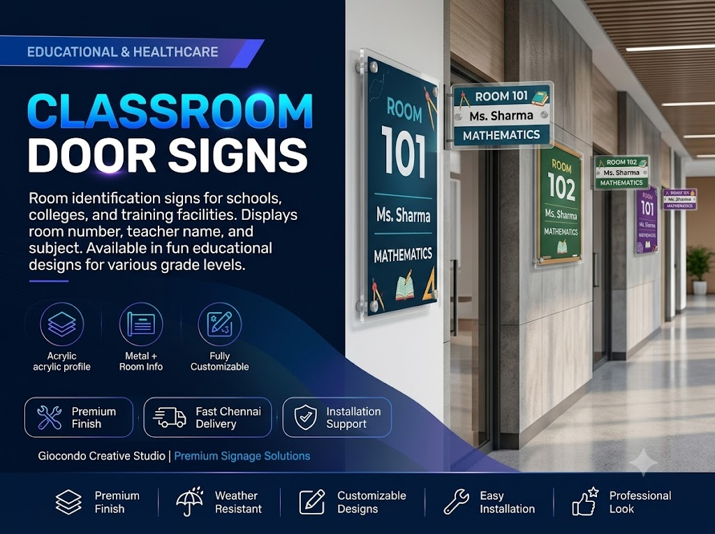 Classroom Door Signs