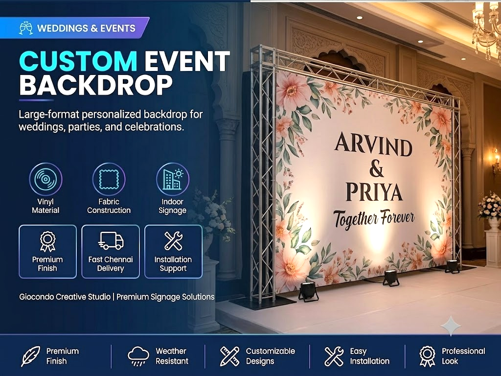 Custom Event Backdrop