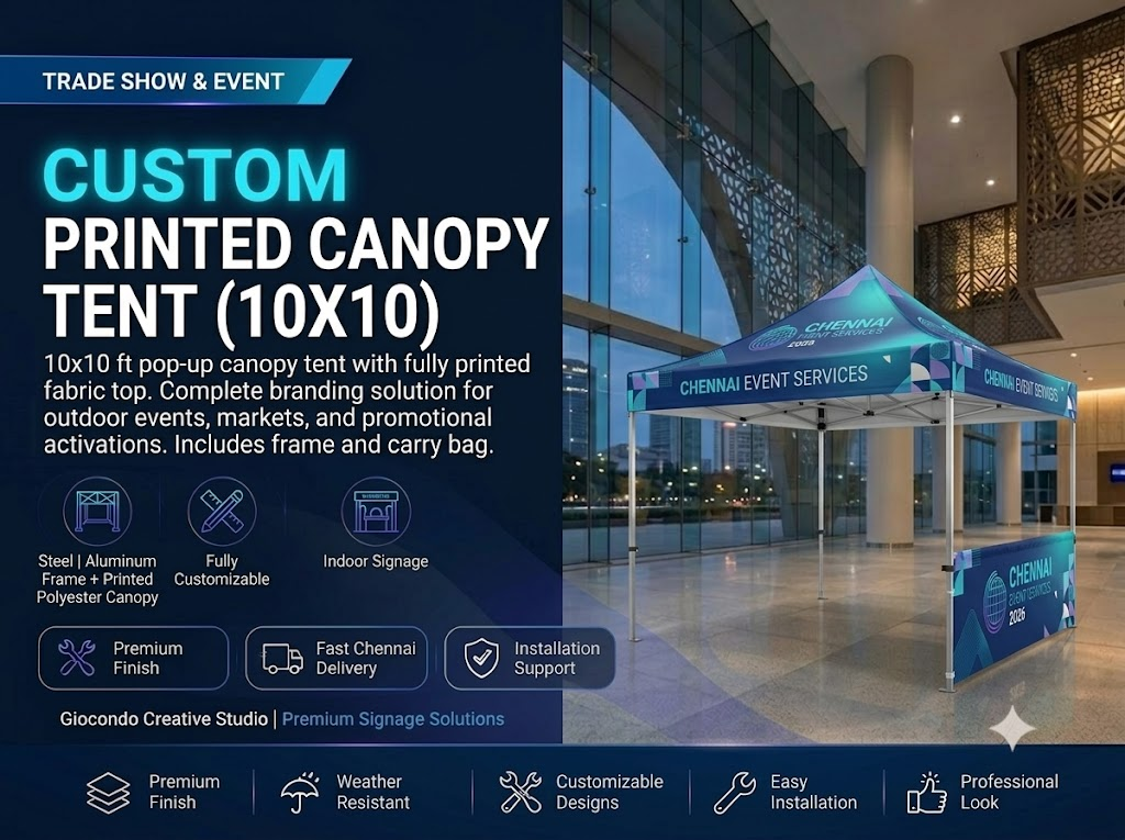 Custom Printed Canopy Tent (10x10)