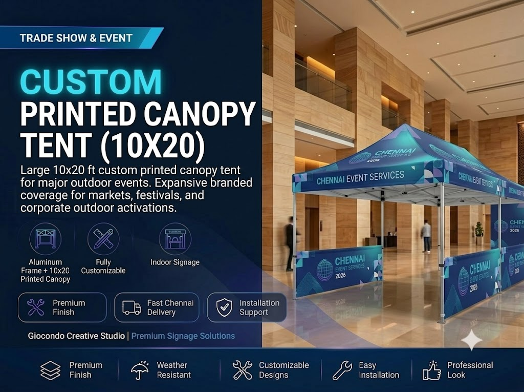 Custom Printed Canopy Tent (10x20)
