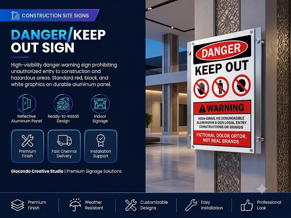 Danger/Keep Out Sign