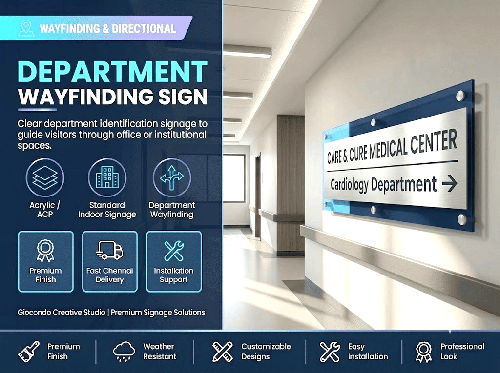 Department Wayfinding Sign