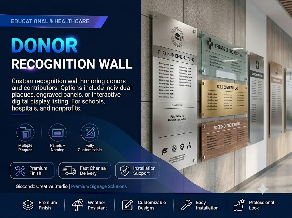 Donor Recognition Wall