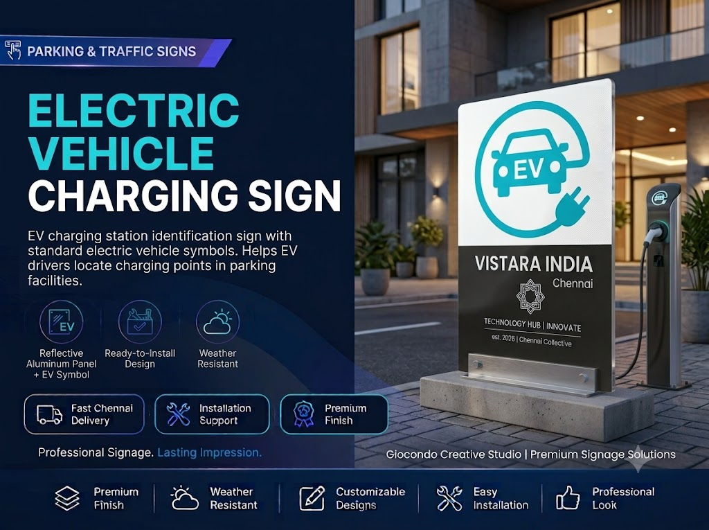 Electric Vehicle Charging Sign