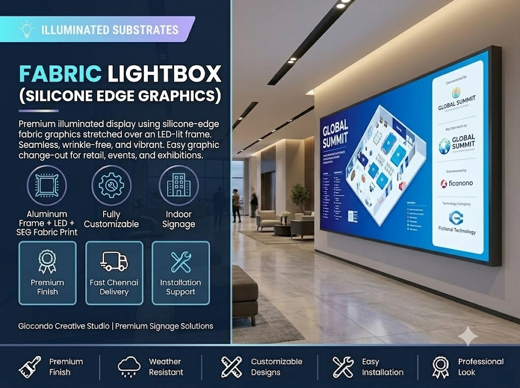 Fabric Lightbox (Silicone Edge Graphics)