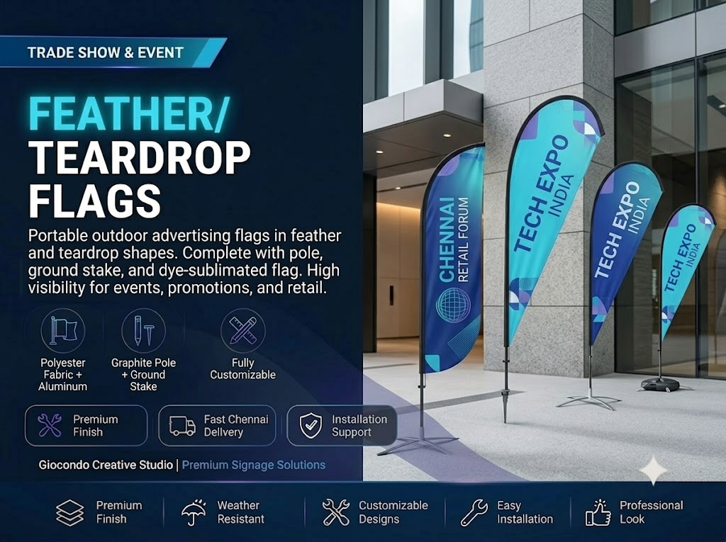 Feather/Teardrop Flags
