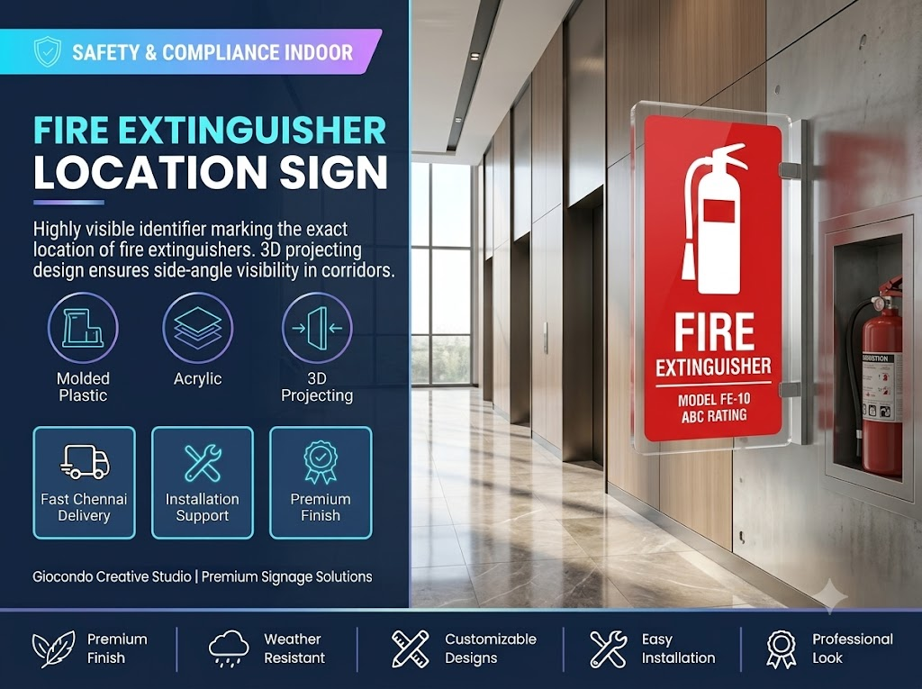 Fire Extinguisher Location Sign