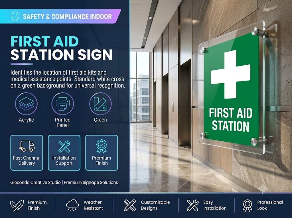 First Aid Station Sign