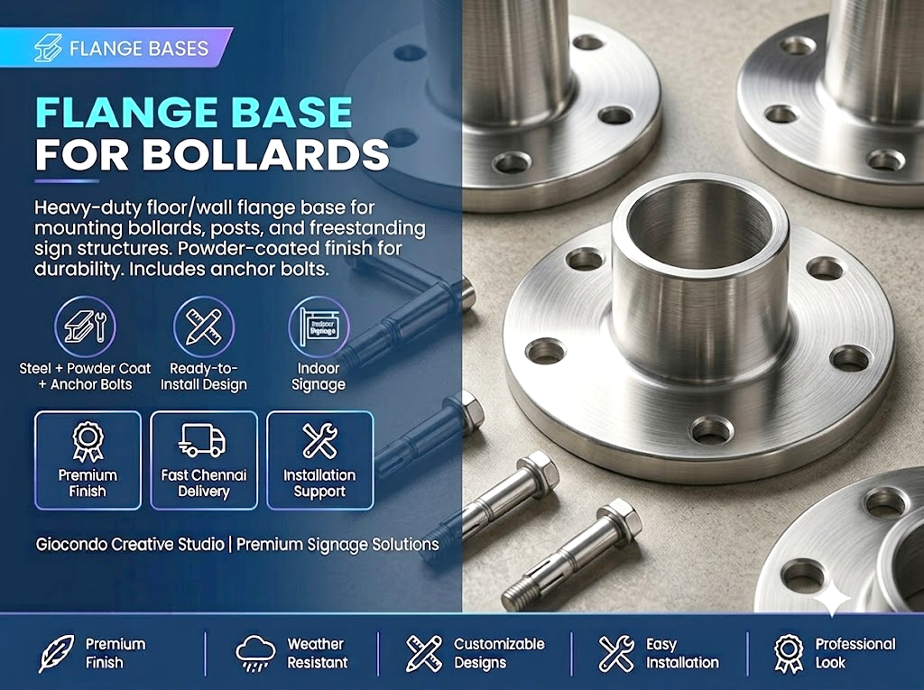 Flange Base for Bollards