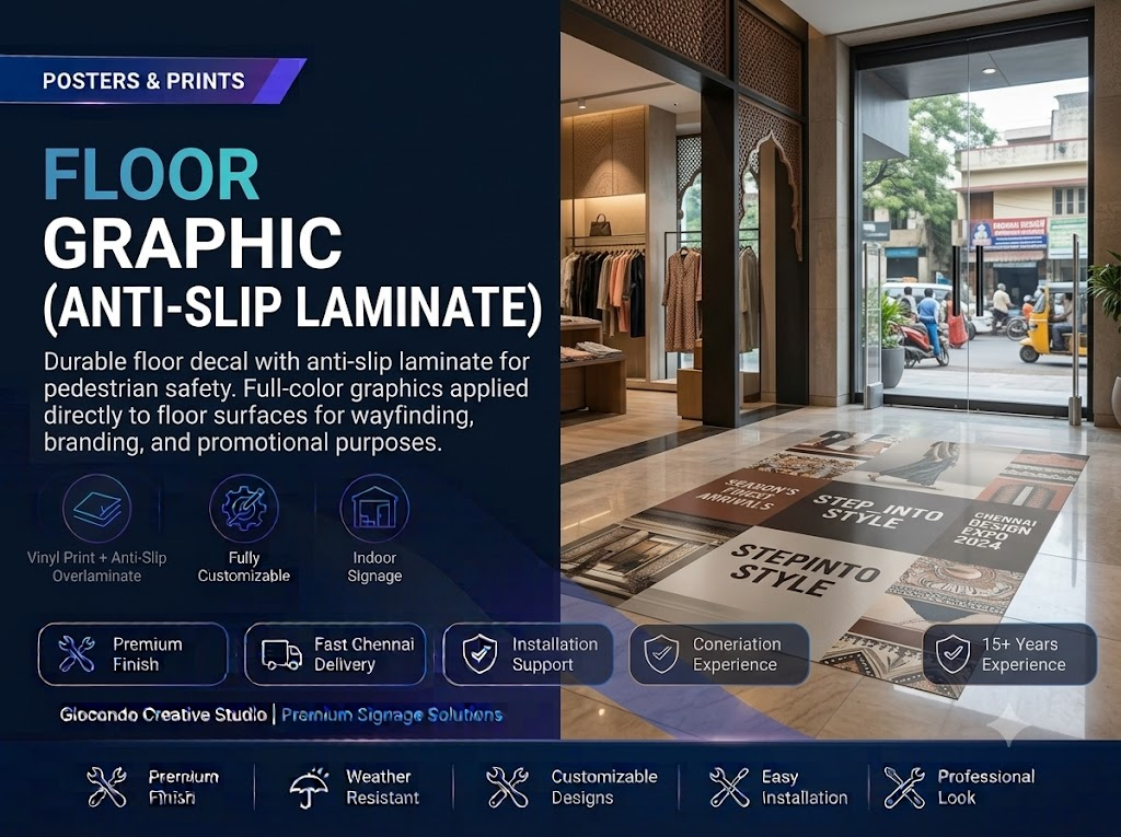Floor Graphic (Anti-Slip Laminate)