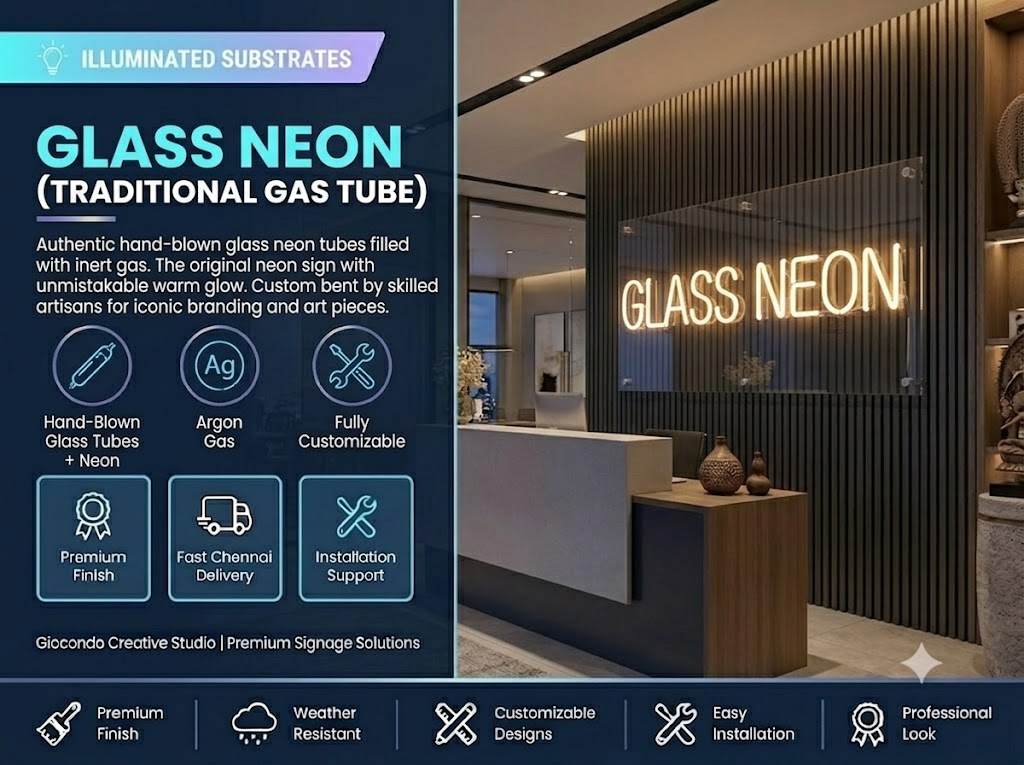 Glass Neon (Traditional Gas Tube)