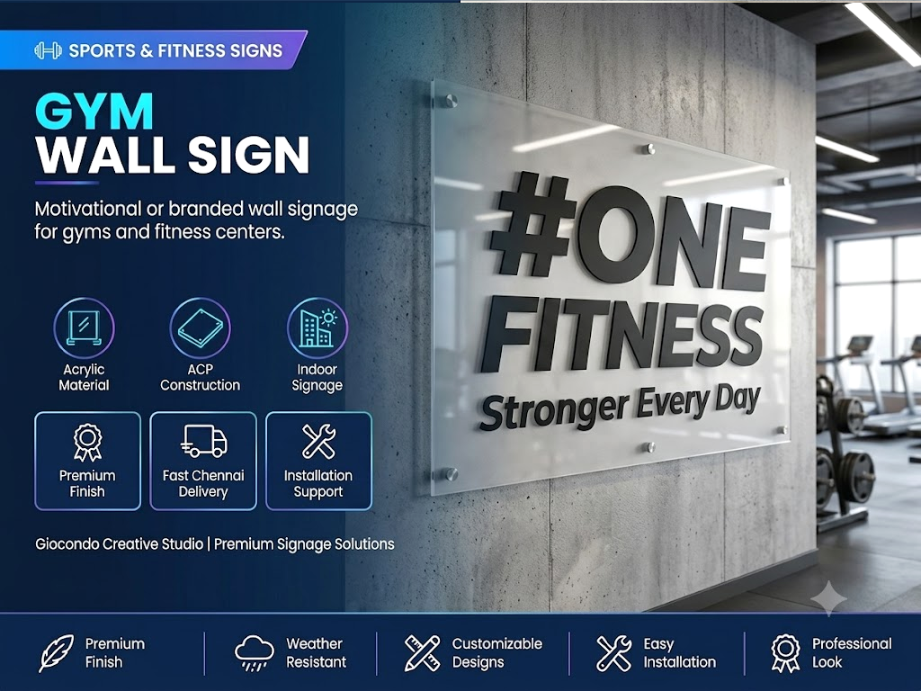 Gym Wall Sign
