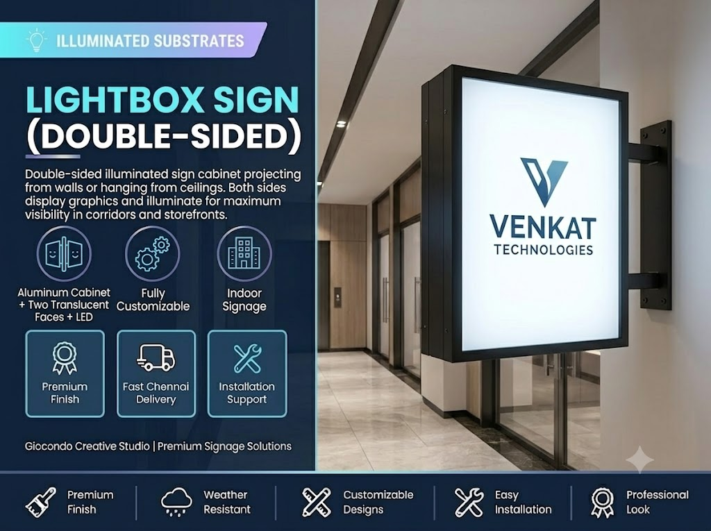 Lightbox Sign (Double-Sided)