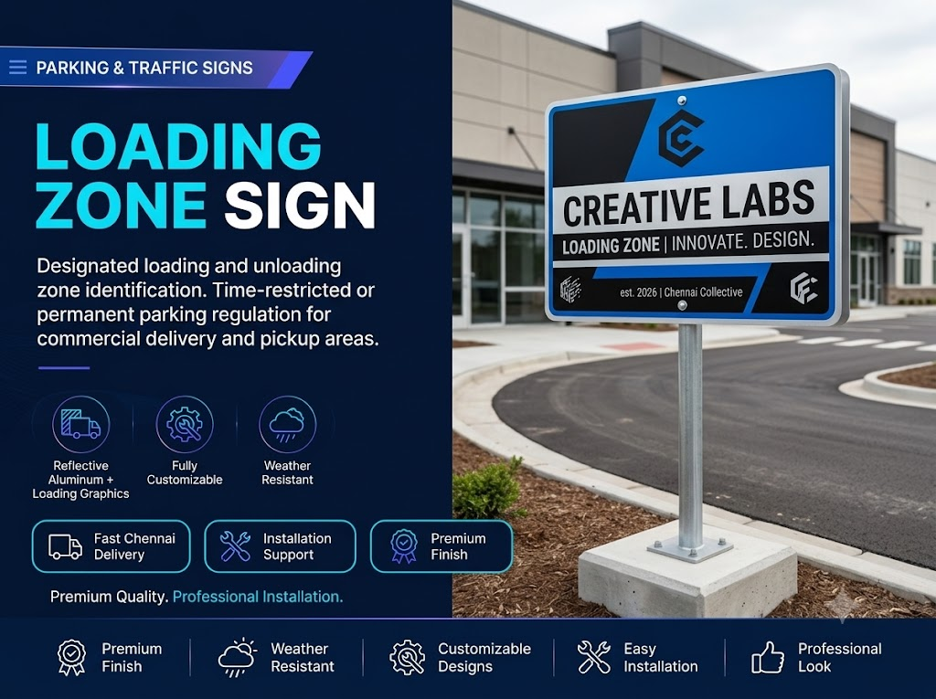 Loading Zone Sign