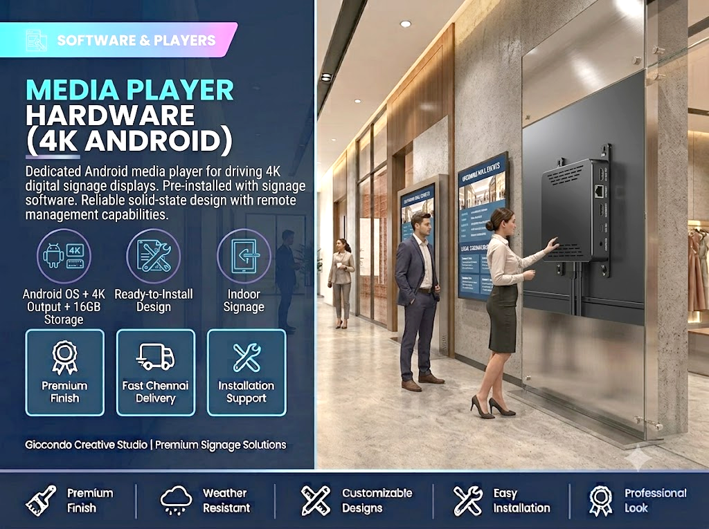 Media Player Hardware (4K Android)