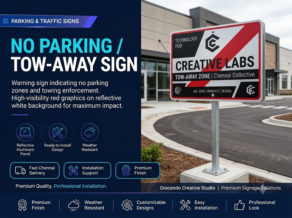 No Parking / Tow-Away Sign