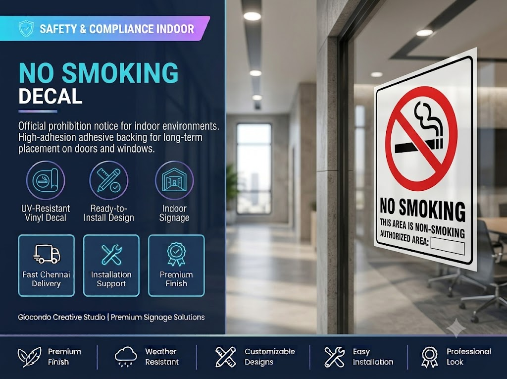 No Smoking Decal