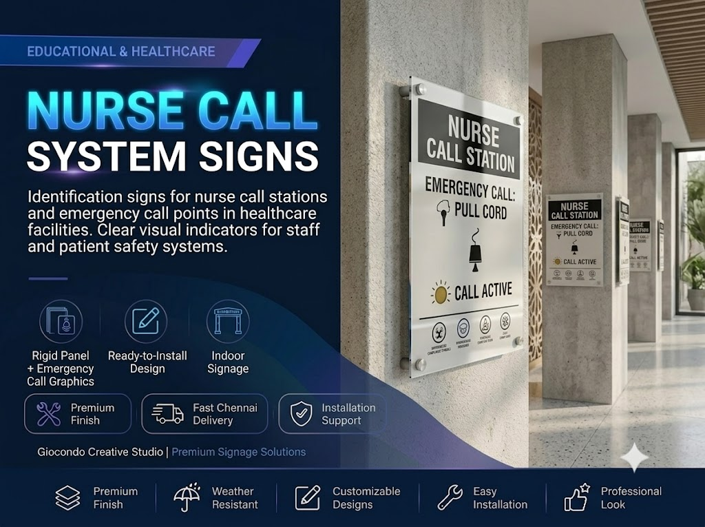 Nurse Call System Signs