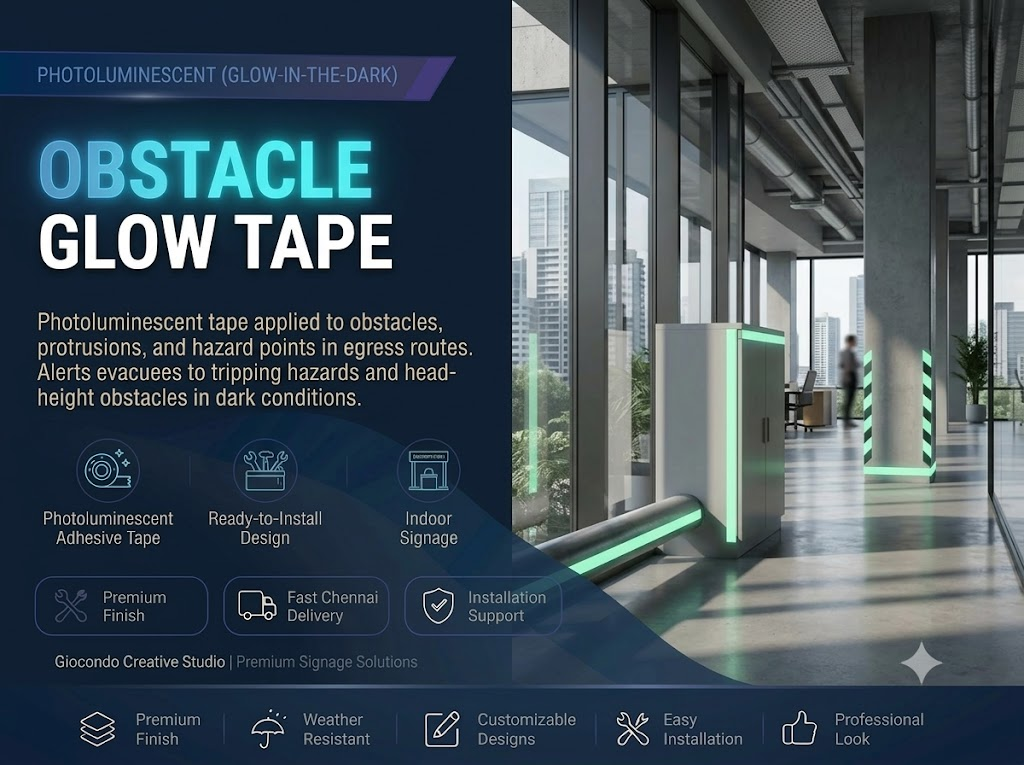 Obstacle Glow Tape