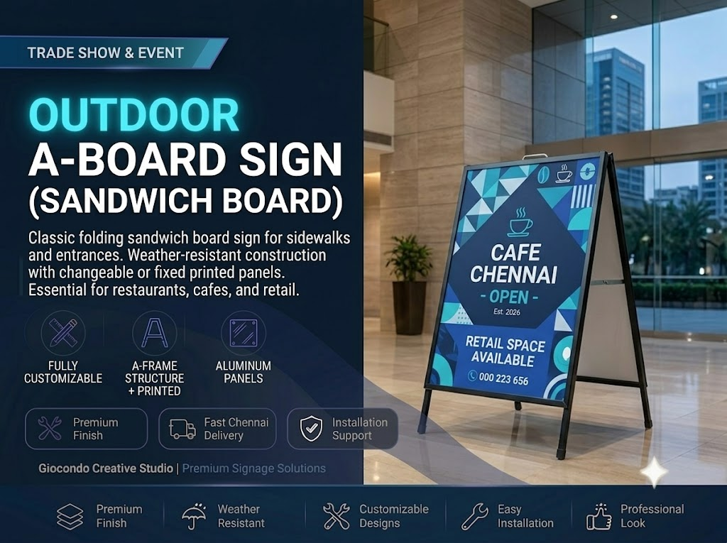Outdoor A-Board Sign (Sandwich Board)