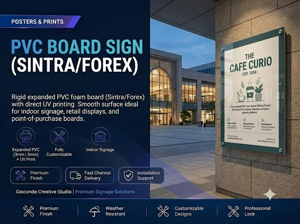 PVC Board Sign (Sintra/Forex)