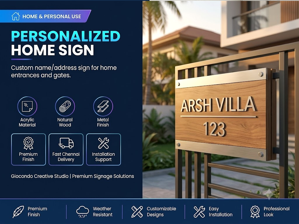 Personalized Home Sign