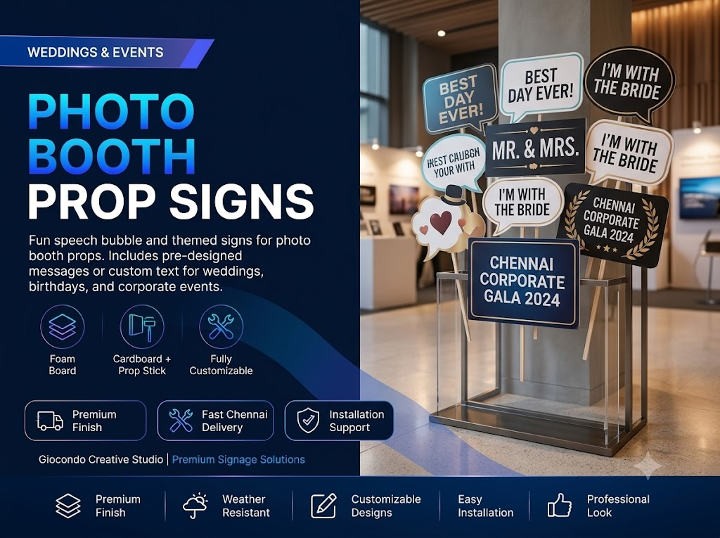 Photo Booth Prop Signs